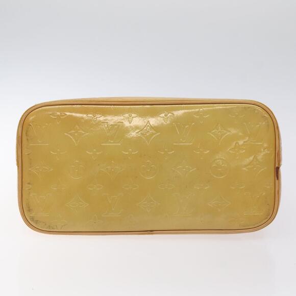 LOUIS VUITTON Monogram Vernis Houston Hand Bag Beige M91004 - Picture 9 of 13